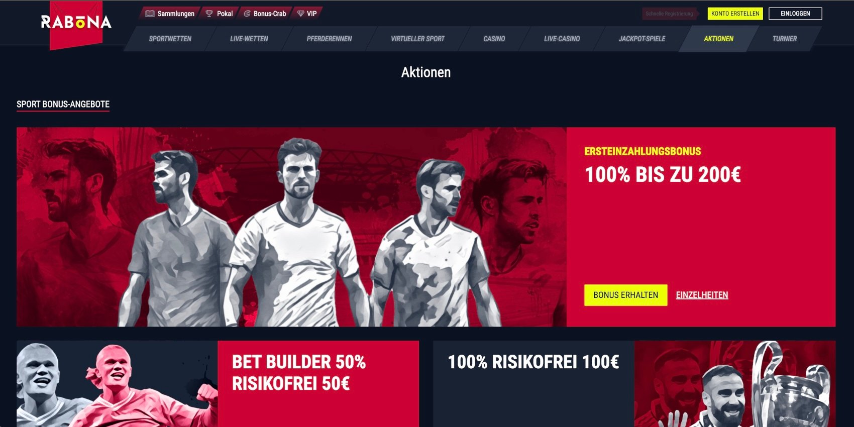 Rabona Aktionen