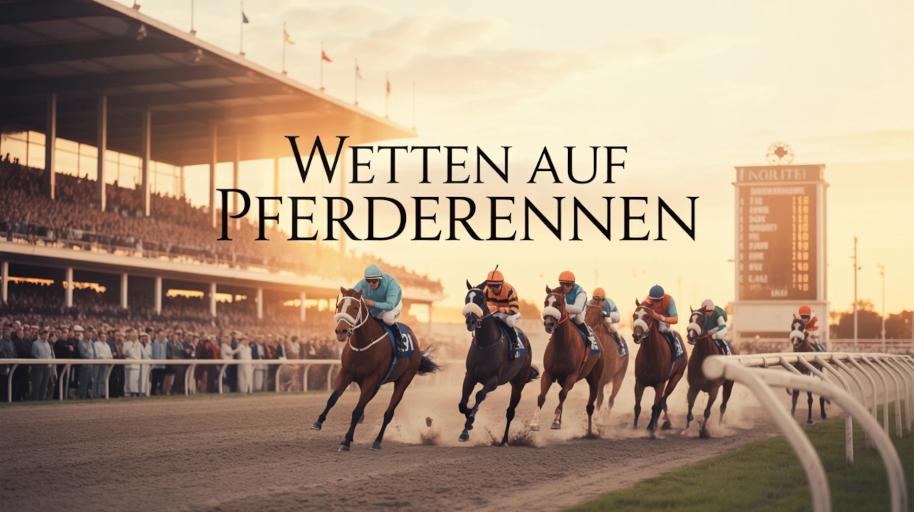 Wetten auf Pferderennen